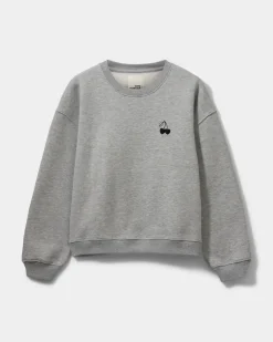 ELISW SWEATSHIRT - Grey melange