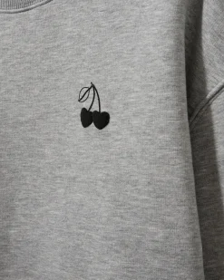 ELISW SWEATSHIRT - Grey melange