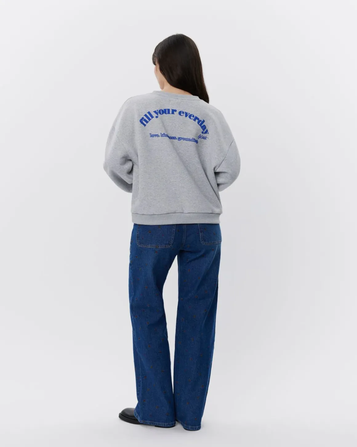 ELISW SWEATSHIRT - Grey mel