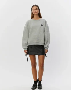 ELISW SWEATSHIRT - Grey melange