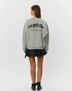 ELISW SWEATSHIRT - Grey melange