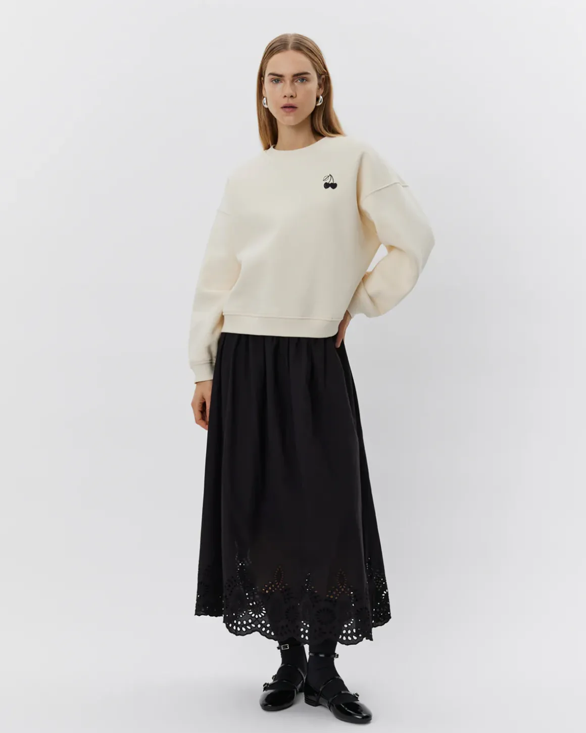 ELISW SWEATSHIRT - Off White