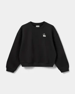 ELISW SWEATSHIRT - Washed black