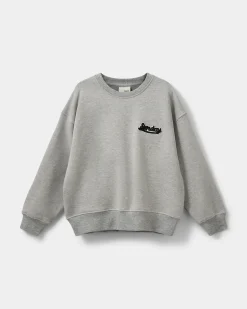 ELISY SWEATSHIRT - Grey melange