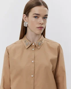 ELLIDASW SHIRT - Camel