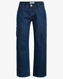 ELMINASW TROUSERS - Dark denim blue