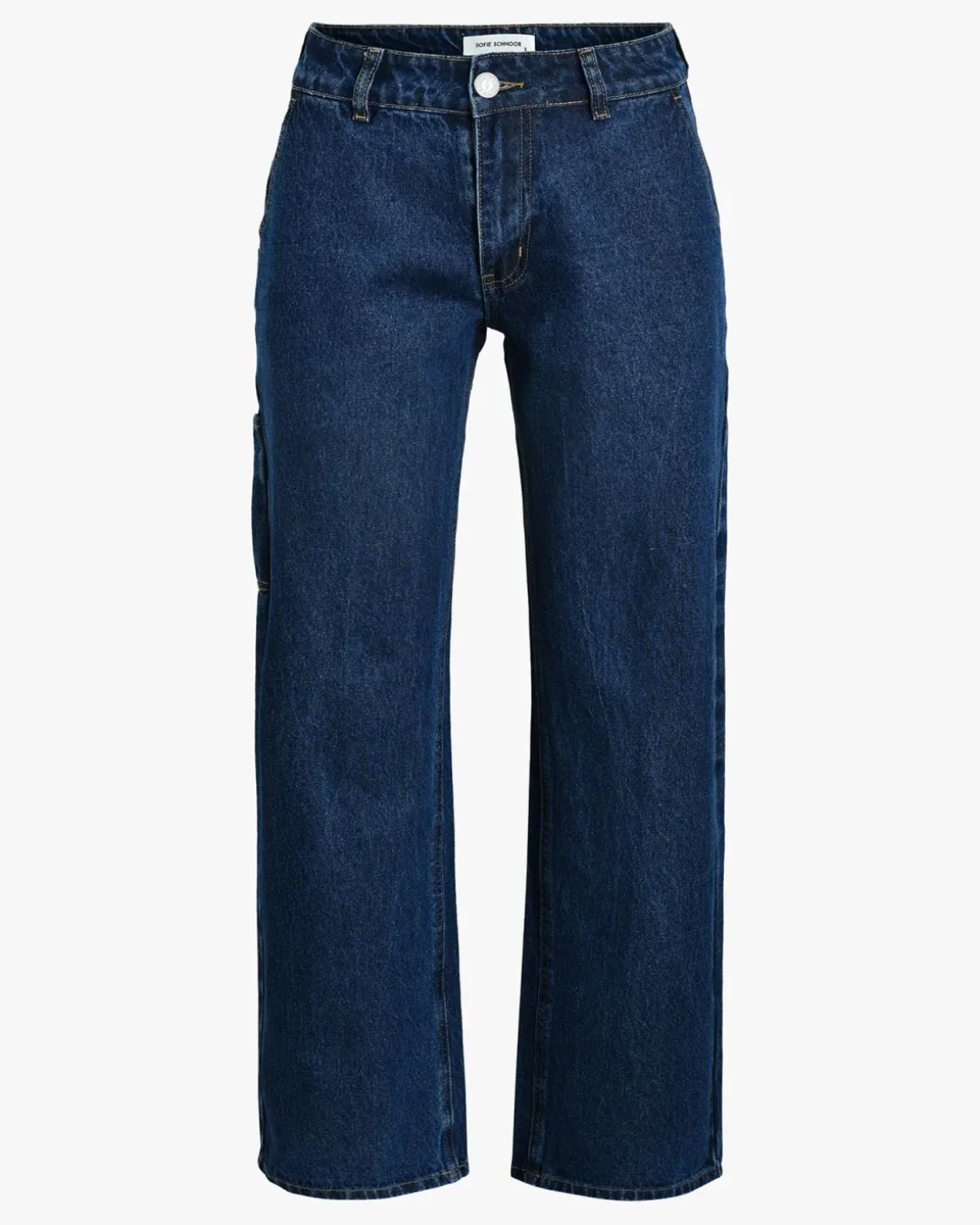 ELMINASW TROUSERS - Dark denim blue