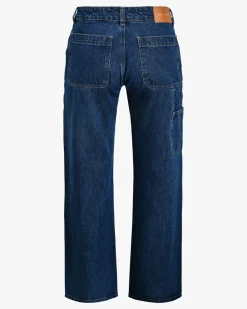 ELMINASW TROUSERS - Dark denim blue