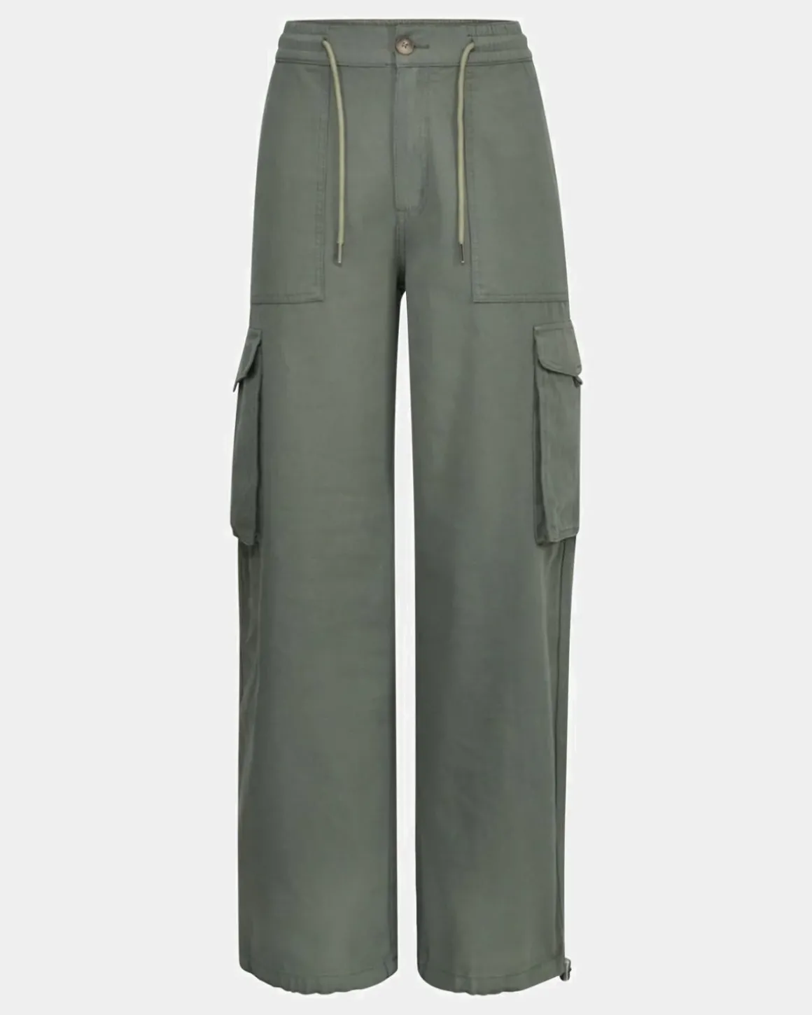 EMIKOSW TROUSERS - Sage green