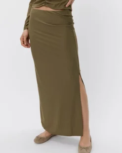 ENASSW SKIRT - Olive Leaf