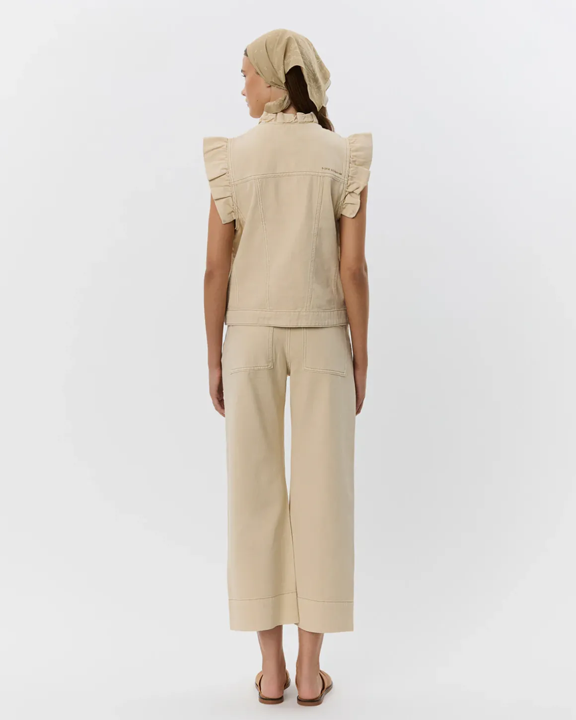 FARAHSW VEST - Warm Sand