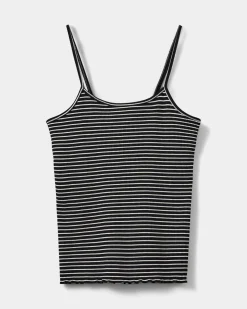 FAUNASW TOP - Off White Striped
