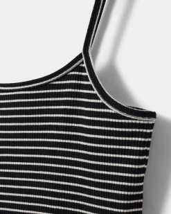 FAUNASW TOP - Off White Striped
