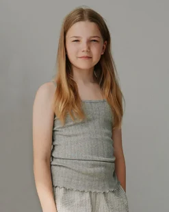 FAUNASY POIENTELLE TOP - Grey mel