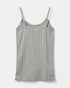 FAUNASY POIENTELLE TOP - Grey mel