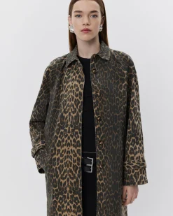 FILIPASW COAT - Light brown leopard