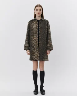 FILIPASW COAT - Light brown leopard