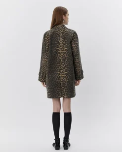 FILIPASW COAT - Light brown leopard
