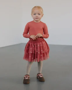 FINJASK T-SHIRT LONG SLEEVE - Coral Pink