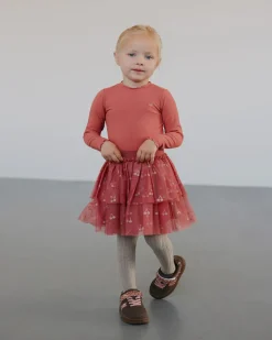 FINJASK T-SHIRT LONG SLEEVE - Coral Pink