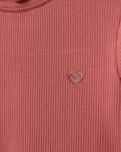 FINJASK T-SHIRT LONG SLEEVE - Coral Pink