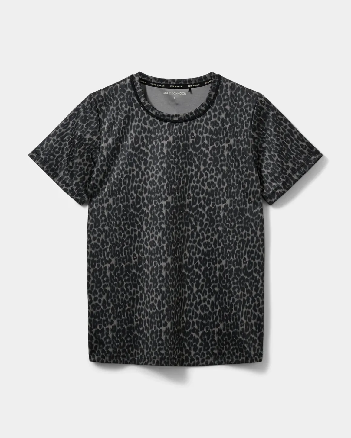FIOLASPO T-SHIRT - Grey leopard