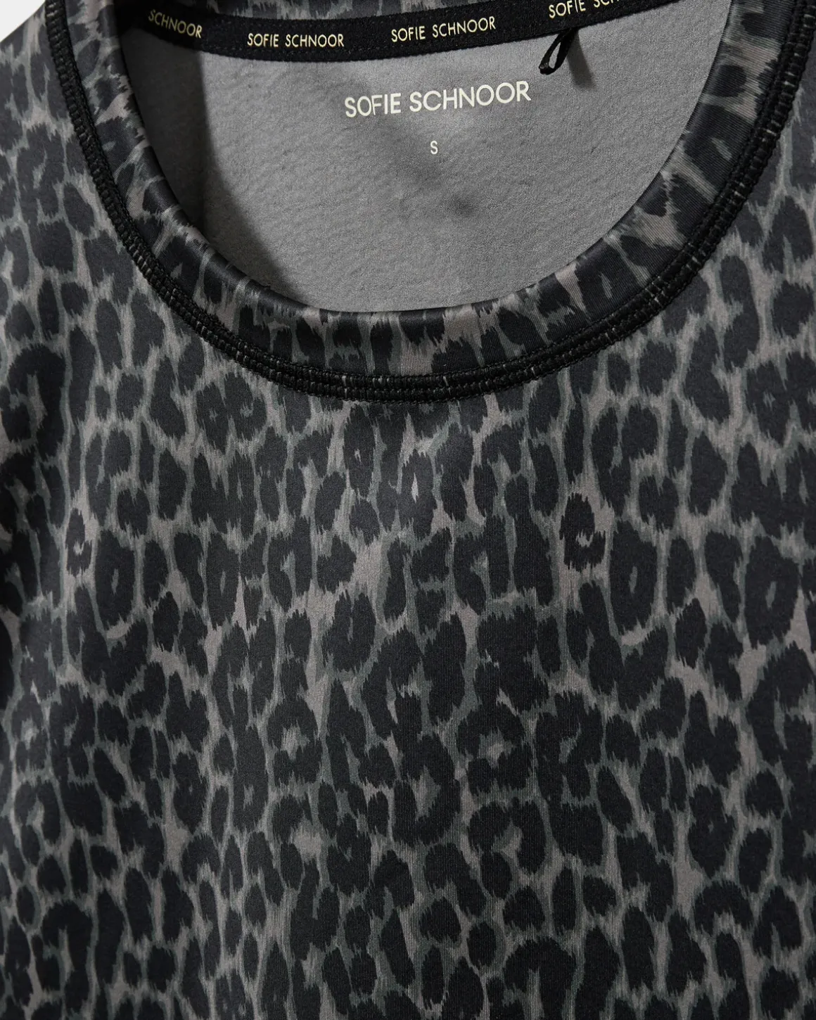 FIOLASPO T-SHIRT - Grey leopard