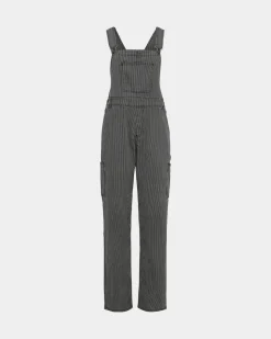 FLORANCASW OVERALLS - Black thin stripe