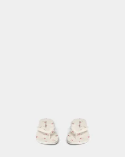 FRIDASY SANDAL - Off White AOP Cherry