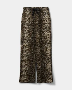 GABBISW SWEATPANTS - Light brown leopard
