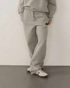 GABBISY SWEATPANTS - Grey melange