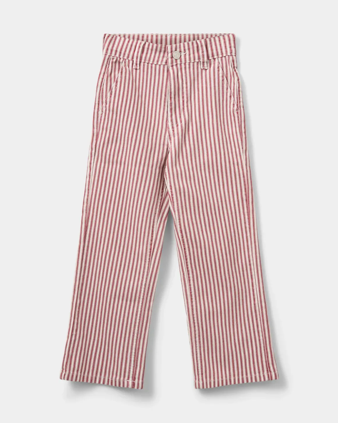 GITTESK TROUSERS - Red Striped