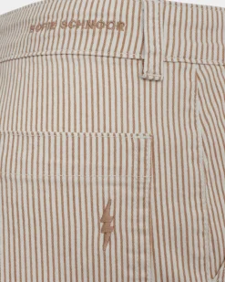 GITTESY TROUSERS - Cashew brown