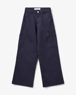 GITTESY TROUSERS - Dark blue