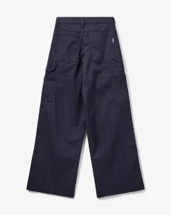 GITTESY TROUSERS - Dark blue