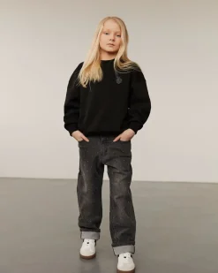 GITTESY TROUSERS - Dark grey