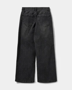 GITTESY TROUSERS - Dark grey