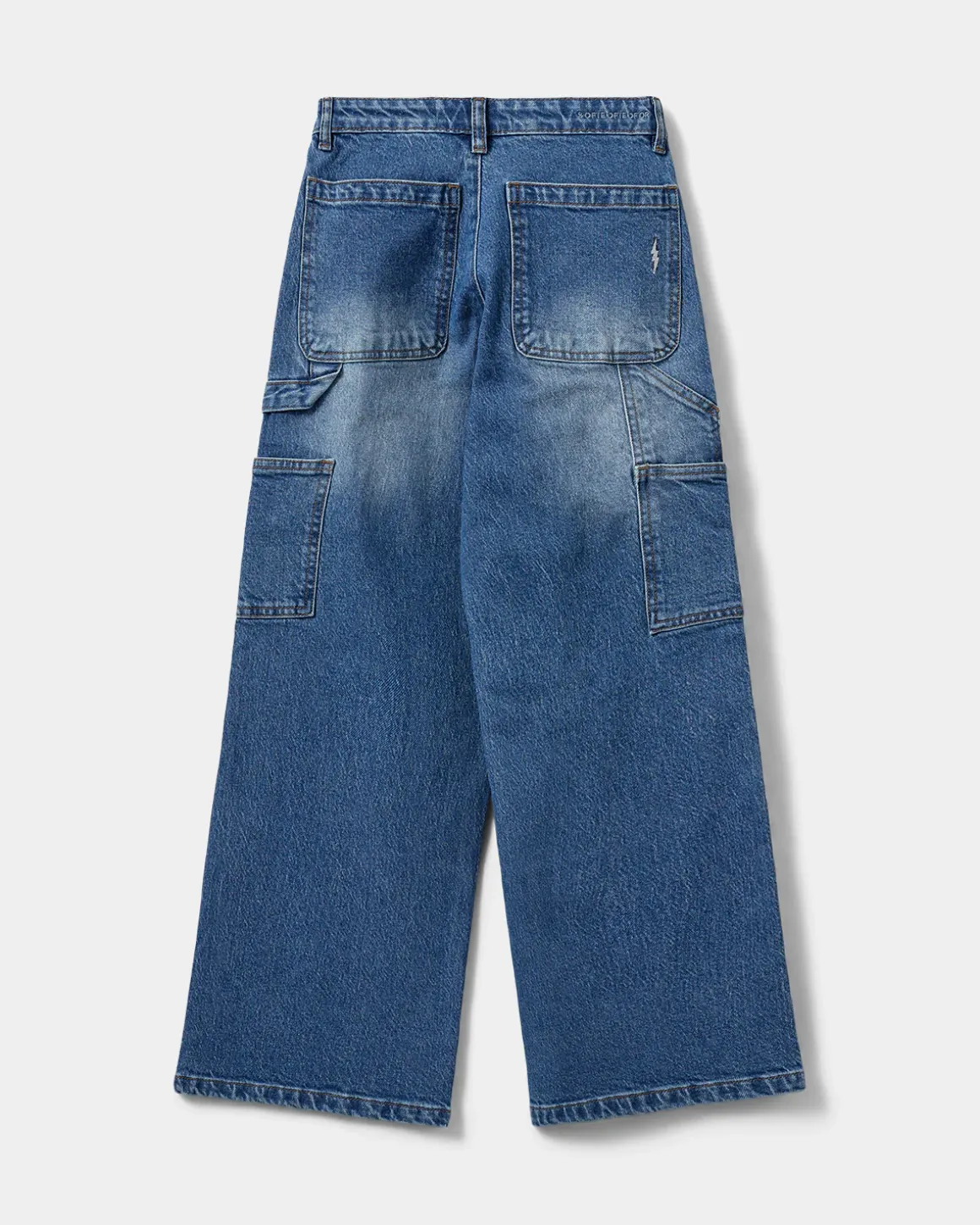 GITTESY TROUSERS - Denim blue
