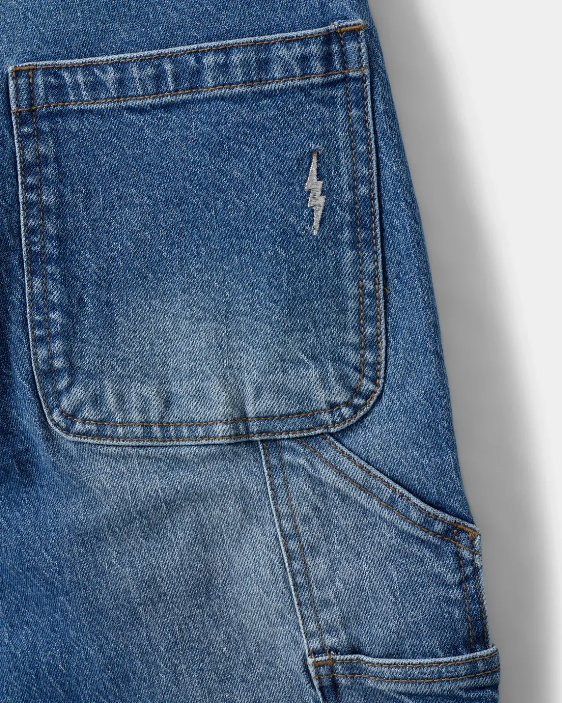 GITTESY TROUSERS - Denim blue