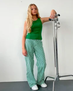GITTESY TROUSERS - Green