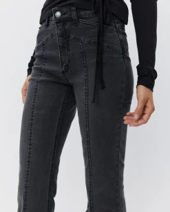 GOASW JEANS - Washed black
