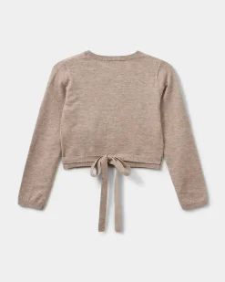 GRACYSK CARDIGAN - Brown melange