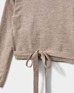 GRACYSK CARDIGAN - Brown melange