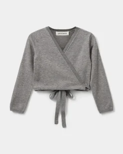GRACYSK CARDIGAN - Light grey melange