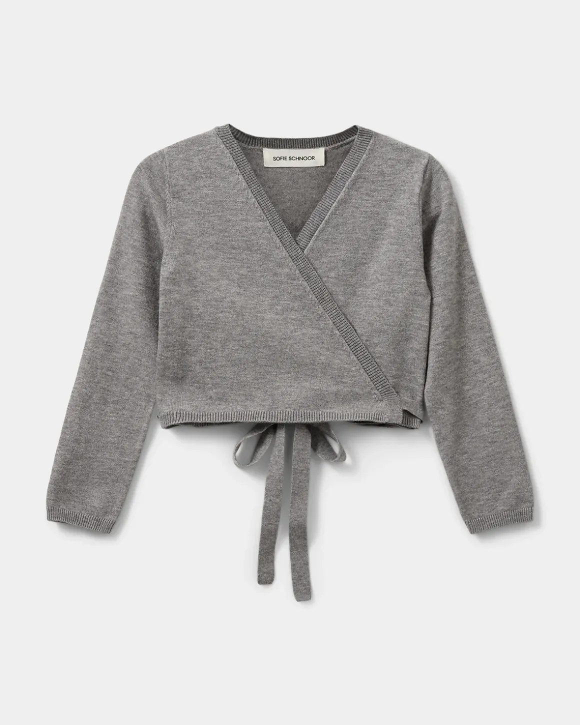 GRACYSK CARDIGAN - Light grey melange