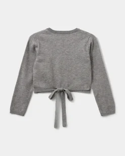 GRACYSK CARDIGAN - Light grey melange