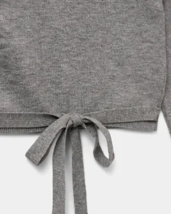 GRACYSK CARDIGAN - Light grey melange