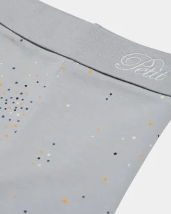 HALFDANSB TROUSERS - Dusty Blue w Star