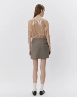 HARLEESW SKIRT - Warm Stone