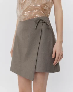 HARLEESW SKIRT - Warm Stone